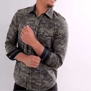 Affliction • Torque Camo Stretch Long Sleeve